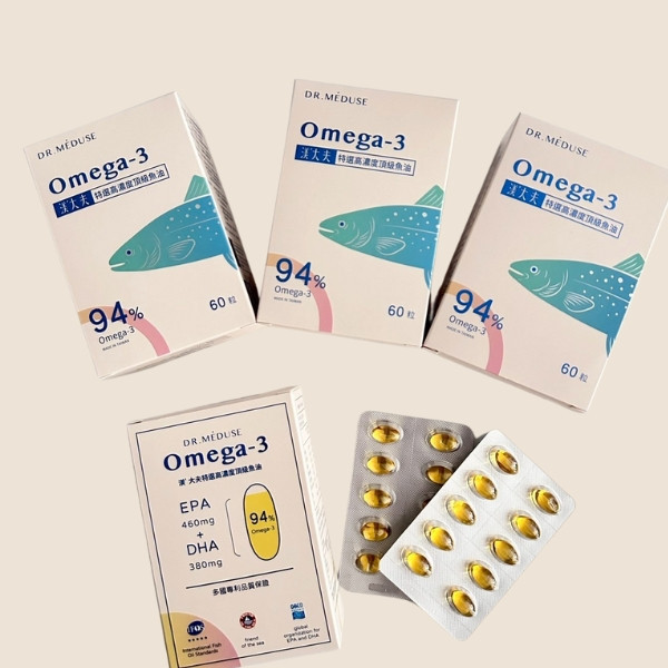 渼大夫DR.MÉDUSE｜ 特選高濃度頂級魚油   母親節特惠組 4 盒 