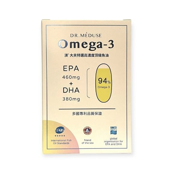渼大夫DR.MÉDUSE｜ 特選高濃度頂級魚油   母親節特惠組 4 盒 