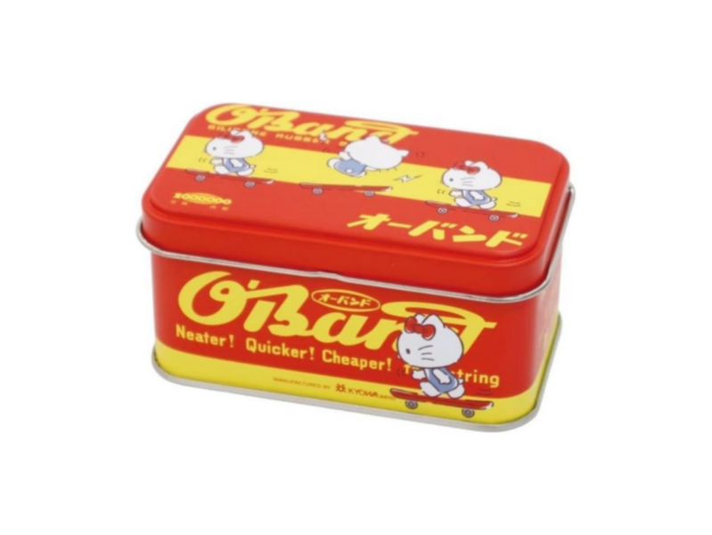 日本Oband x Hello Kitty 聯名橡皮筋(鐵盒控必收!) 