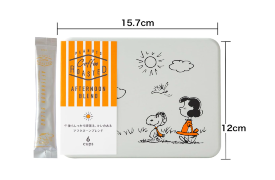 日本INIC x Snoopy 鐵盒裝即溶咖啡 