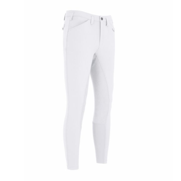 PIKEUR 男用馬褲 (全皮/白色) 