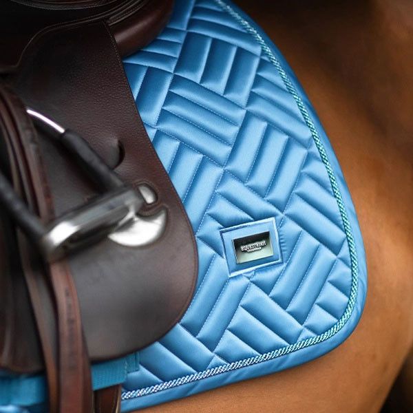 EQUESTRIAN STOCKHOLM 綜合汗墊 (地中海藍/FULL) 
