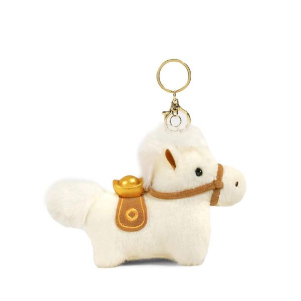 馬上有錢絨毛玩偶鑰匙圈 (2色可選) 