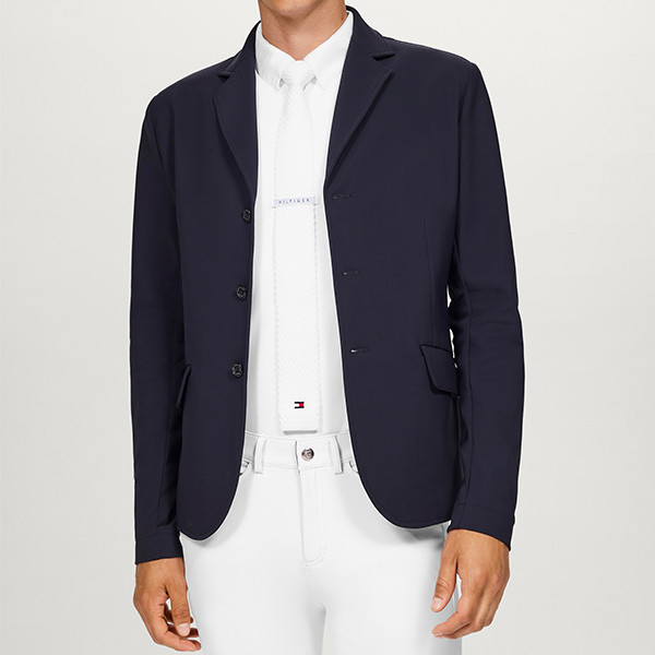 TOMMY HILFIGER 男用比賽衫 (短袖/白色/防曬快乾) 