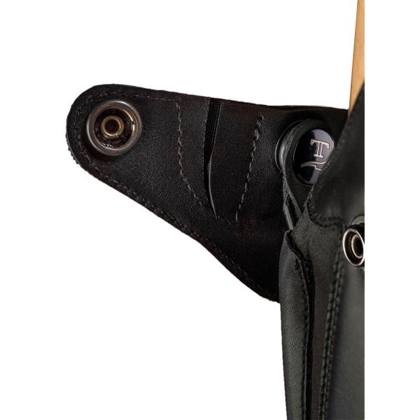 TUCCI 騎馬長筒皮靴 (SOFIA/後拉鍊設計/黑色/37-38) 