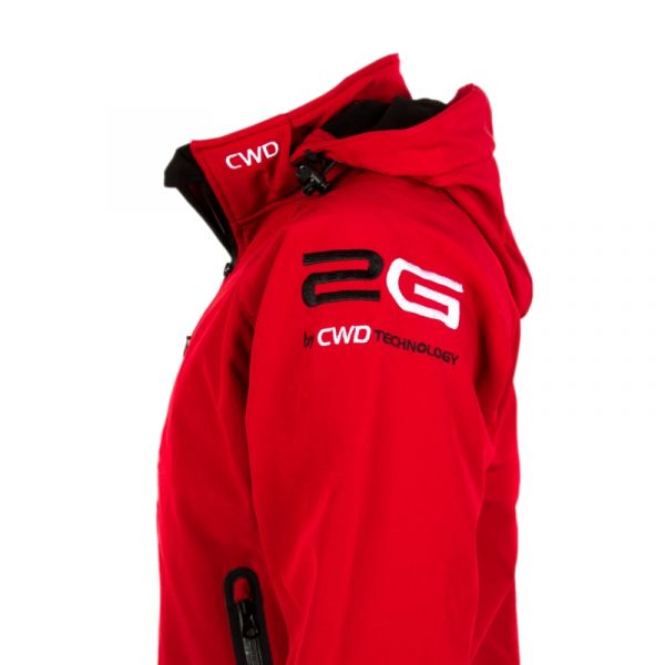 CWD 男用保暖外套(紅色/M) 