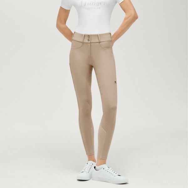 TOMMY HILFIGER 女用馬褲 (止滑全皮/卡其色) 