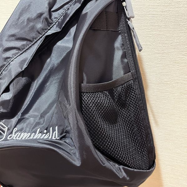 SAMSHIELD 騎士帽斜背包 (黑色/單肩) 