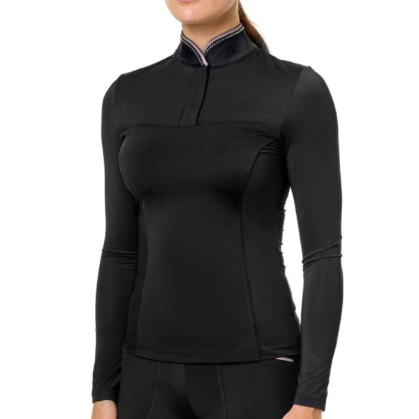 EQUESTRIAN STOCKHOLM 女用訓練衫(長袖/黑色/2款可選/XS/S/M) 