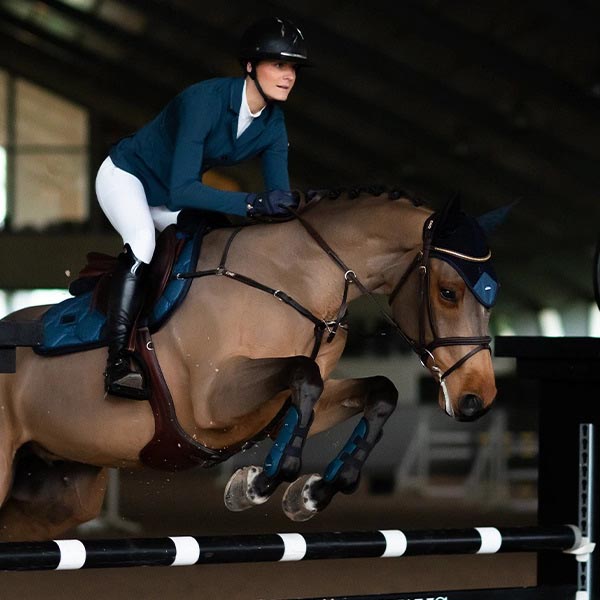EQUESTRIAN STOCKHOLM 綜合汗墊 (閃光藍/FULL) 