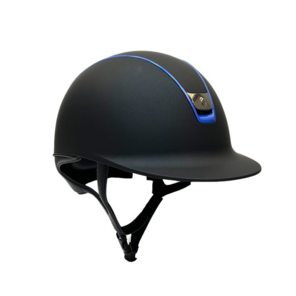 SAMSHIELD 2.0 訂製款騎士帽 (霧黑盔/銀藍框/L) 不含帽襯，需另外加購 