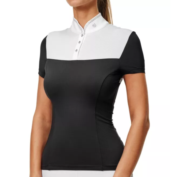 EQUESTRIAN STOCKHOLM 女用比賽衫 (短袖/S) 