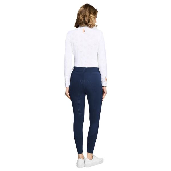 SAMSHIELD 女用馬褲 (止滑全皮/高腰/鑽飾/2色可選) 