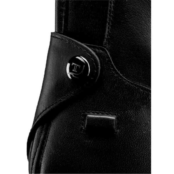 TUCCI 騎馬長筒皮靴 (LEONARDO/後拉鍊設計/黑色/37/41) 