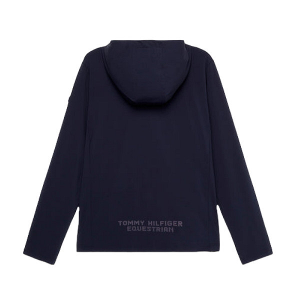 TOMMY HILFIGER 男用連帽薄夾克 (防風/深藍色) 