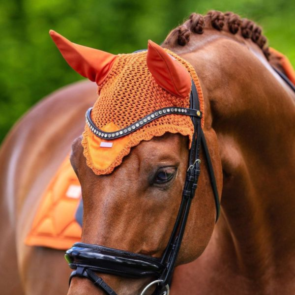 EQUESTRIAN STOCKHOLM 馬耳罩 (栗橘色/FULL) 