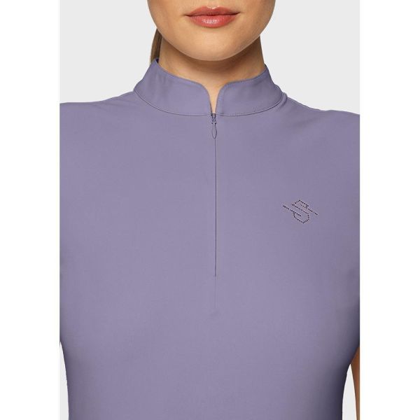 SAMSHIELD 女用訓練衫 (短袖/樹葉紋透氣孔/兩色可選) 