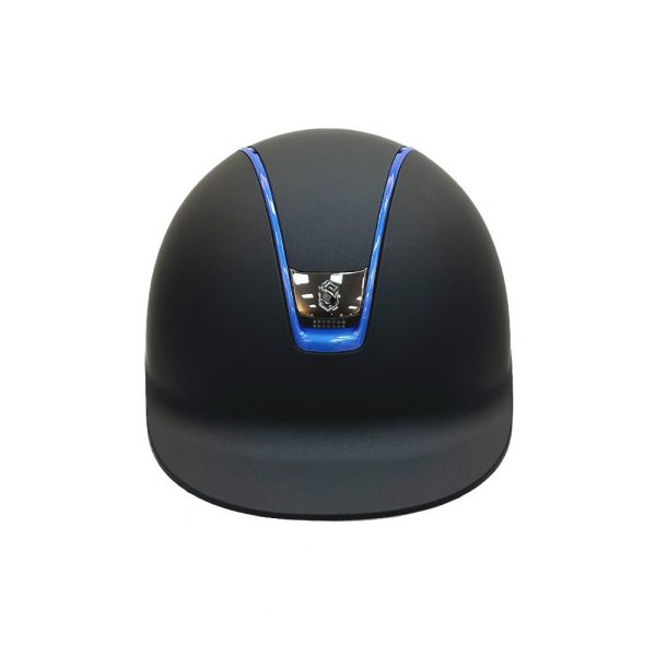 SAMSHIELD 2.0 訂製款騎士帽 (霧黑盔/銀藍框/L) 不含帽襯，需另外加購 