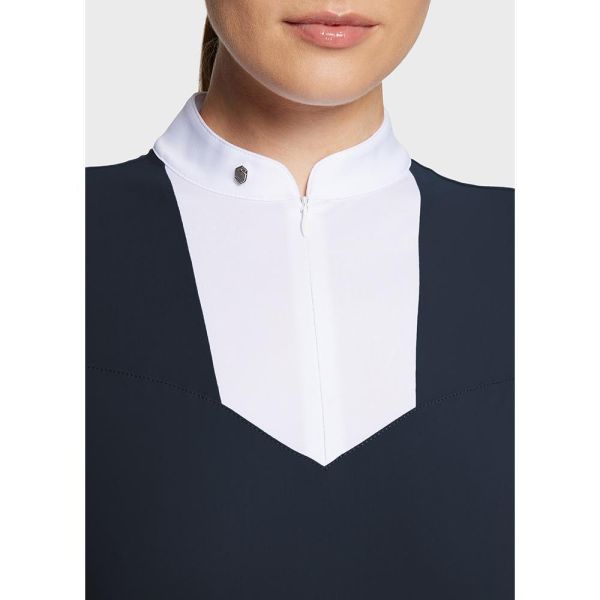 SAMSHIELD 女用比賽衫 (短袖/2色可選/金屬logo裝飾) 