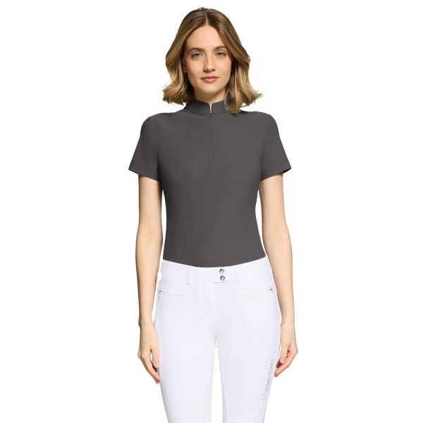 SAMSHIELD 女用訓練衫 (短袖/樹葉紋透氣孔/兩色可選) 