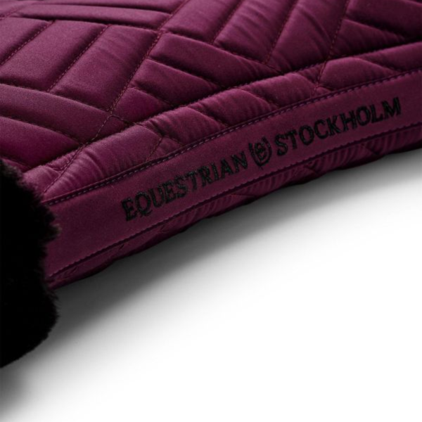 EQUESTRIAN STOCKHOLM 障礙汗墊 (紫色/水鑽飾邊/FULL) 