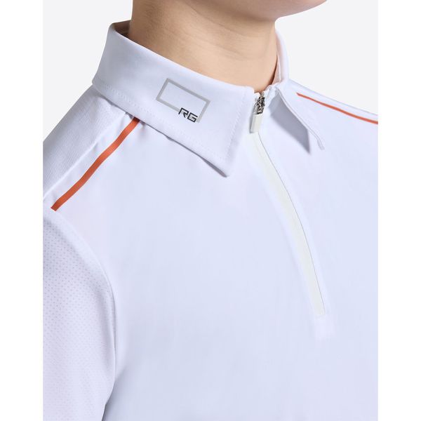 RG 男童用比賽衫(白色/10/短袖) 