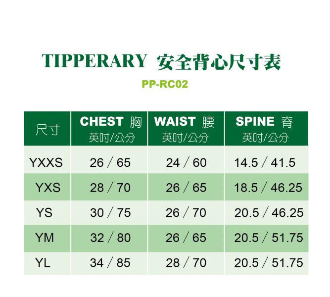 TIPPERARY 加強型防護背心 (4色可選) 