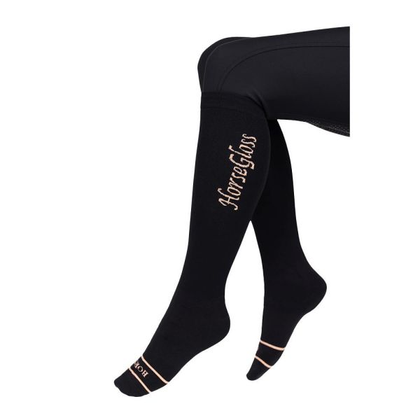 HORSEGLOSS 馬術襪 (文字圖樣) 