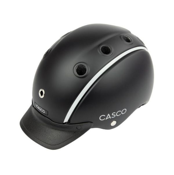 CASCO 透氣騎士帽 (黑色/52-56cm) 