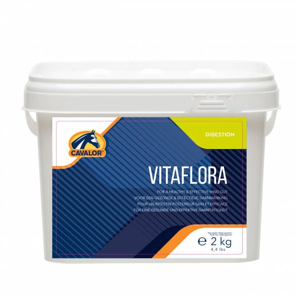 CAVALOR 馬用消化系統調理營養食品/VITAFLORA (2kg/附贈馬用皮膚抗菌噴劑) 