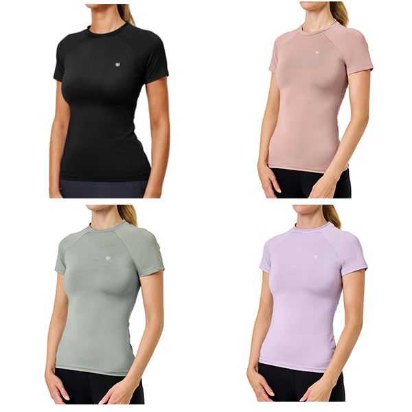 EQUESTRIAN STOCKHOLM 女用抗UV速乾短袖上衣 (4色可選/S/M) 