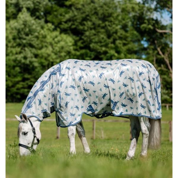 防蟲馬衣+護頸 (蜻蜓花紋/145cm/155cm) 