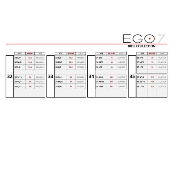 EGO7 騎馬童用長筒皮靴 (前鞋帶設計/黑色/33-35) 