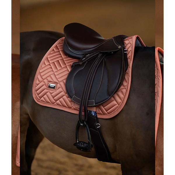 EQUESTRIAN STOCKHOLM 障礙汗墊 (珊瑚紅/薄荷綠/FULL) 