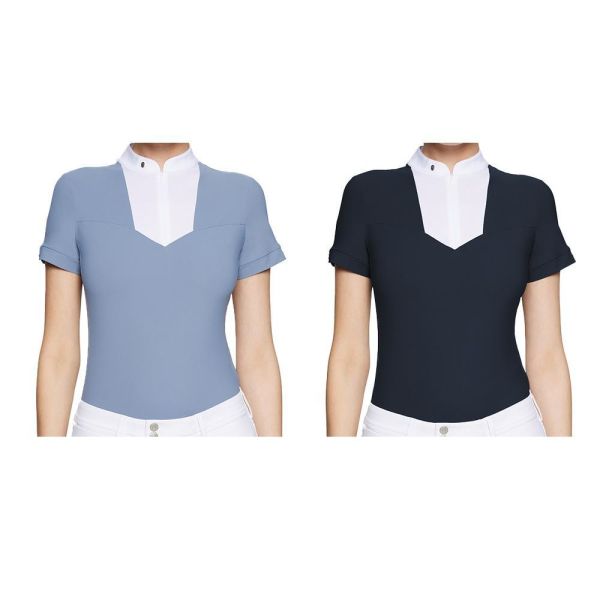 SAMSHIELD 女用比賽衫 (短袖/2色可選/金屬logo裝飾) 