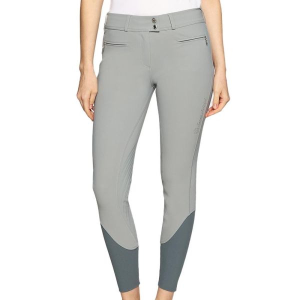 SAMSHIELD 女用馬褲 (止滑全皮/高腰/灰色) 