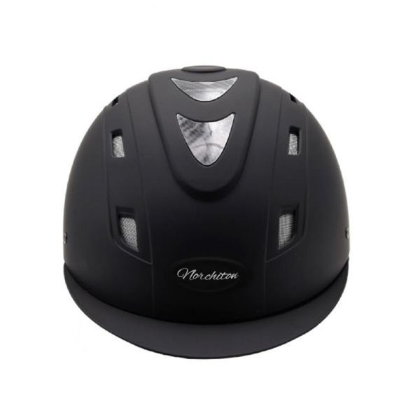 透氣騎士帽 (可調式/帽襯可拆洗/黑色/L) 