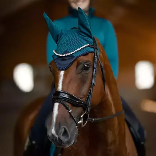 EQUESTRIAN STOCKHOLM 馬用耳罩 (極光藍/FULL) 