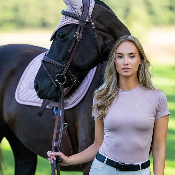 EQUESTRIAN STOCKHOLM 女用抗UV速乾短袖上衣 (3色可選/S/M) 