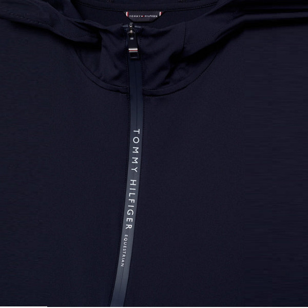 TOMMY HILFIGER 男用連帽薄夾克 (防風/深藍色) 
