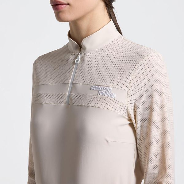 CAVALLERIA TOSCANA 女用訓練衫 (2色可選/長袖/透氣) 