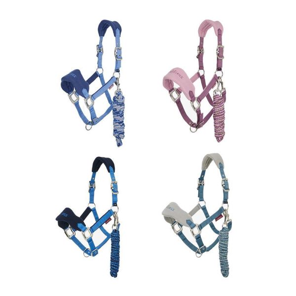 LeMieux 籠頭套組 (含牽馬繩/刷毛布籠頭/4色可選/FULL) 