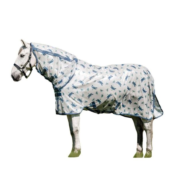 防蟲馬衣+護頸 (蜻蜓花紋/145cm/155cm) 