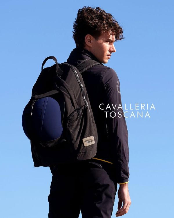 CAVALLERIA TOSCANA 多功能馬術後背包 (黑色) 