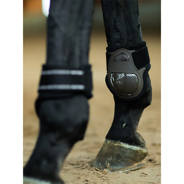 EQUESTRIAN STOCKHOLM 障礙護具 (前後腿/FULL/深棕色) 