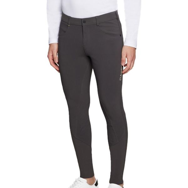 SAMSHIELD 男用馬褲 (止滑全皮/磁石灰/中腰) 