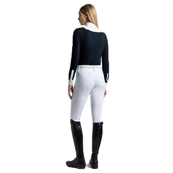 CAVALLERIA TOSCANA 女用比賽衫 (長袖/深藍色) 