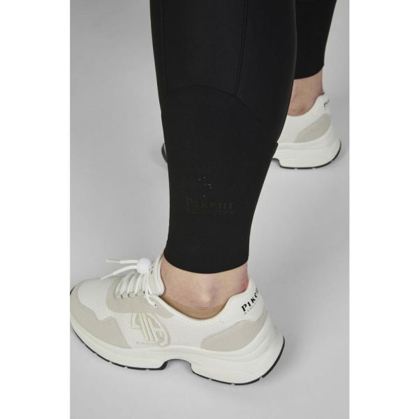 PIKEUR 女用馬褲 (止滑全皮/彈性縮口/黑色/止滑合成皮) 