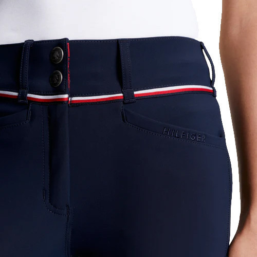 TOMMY HILFIGER 女用馬褲 (止滑全皮/深藍色) 