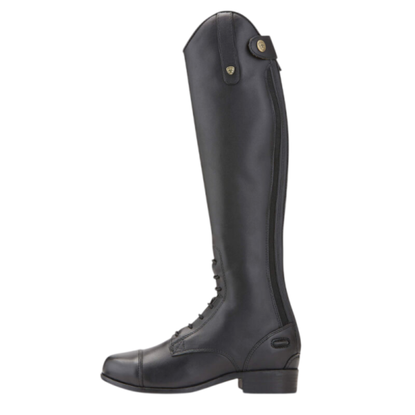 ARIAT 童用長筒皮靴 (前綁帶/後拉鍊設計/黑色/EU35.5) 